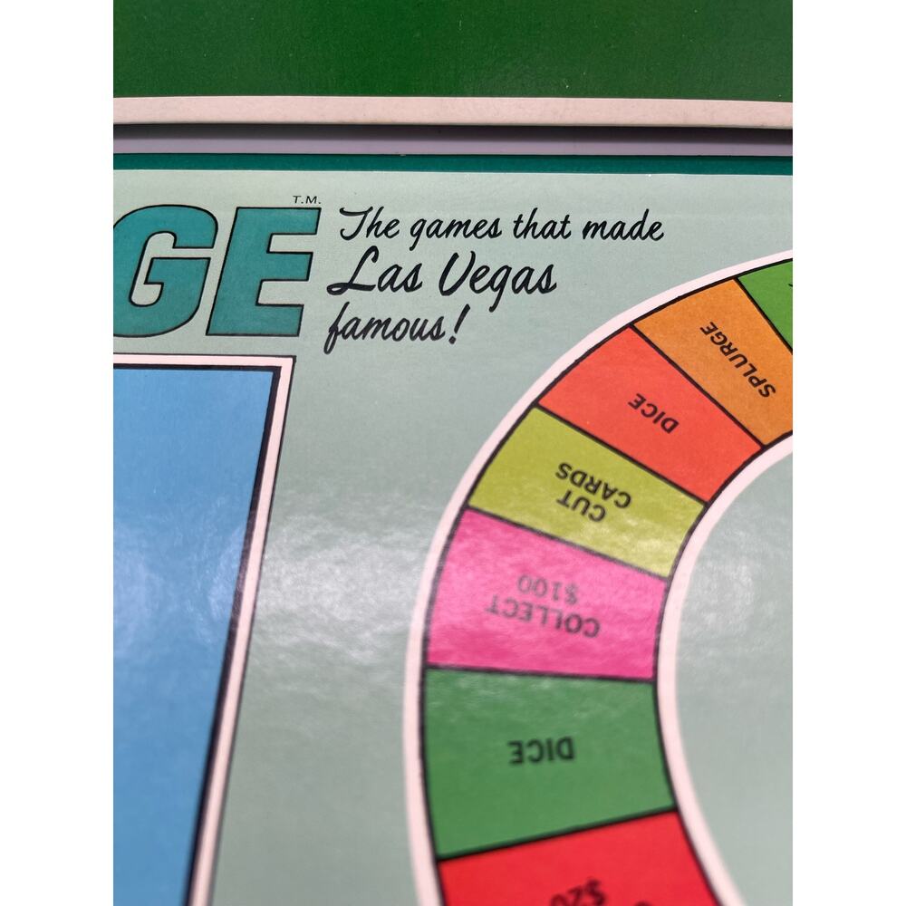 NOS Las Vegas Nevada Vintage Splurge Casino Board Game 1968 Crea Tek Casinos - Picture 9 of 15